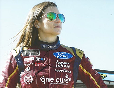 AUTOGRAPHED 2017 Danica Patrick #10 Kansas Speedway WONDER WOMAN MOVIE (Monster Energy Cup Series) Pre-Race Pit Road FINAL SEASON Signed Collectible Picture NASCAR 9X11 Inch Glossy Photo with COA