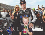 AUTOGRAPHED 2019 Kevin Harvick #4 Mobil 1 Ford Driver MICHIGAN RACE WIN (Victory Lane with Son) Monster Energy Cup Series Signed Collectible Picture 8X10 Inch NASCAR Glossy Photo with COA