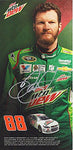 AUTOGRAPHED 2015 Dale Earnhardt Jr. #88 Diet Mountain Dew Racing (Hendrick) Promo 4X6 Signed Picture NASCAR Promo Hero Card with COA