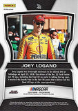 AUTOGRAPHED Joey Logano 2018 Panini Prizm Racing RARE PURPLE PRIZM (#22 Pennzoil Penske Team) Insert Signed NASCAR Collectible Trading Card with COA
