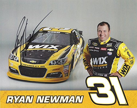 AUTOGRAPHED 2016 Ryan Newman #31 Wix Filter Racing (Sprint Cup Series) Richard Childress Racing Signed Picture NASCAR 8X10 inch Hero Card Photo with COA