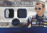 KASEY KAHNE 2015 Press Pass Racing CUP CHASE CUTS (2-Color Sheetmetal & Firesuit) Certified Race-Used Memorabilia #5 Farmers Team Rare Parallel Insert Collectible NASCAR Trading Card with COA (#01 of only 25)