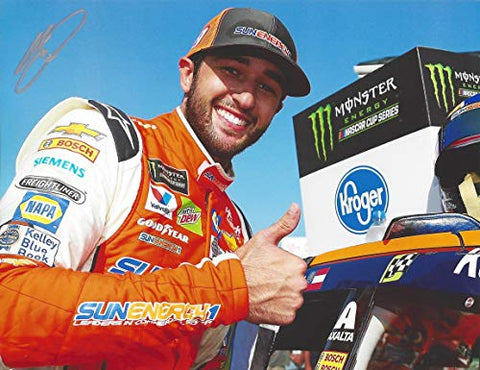 AUTOGRAPHED 2018 Chase Elliott #9 Sun Energy Racing WATKINS GLEN FIRST RACE WIN (Victory Flag Sticker) Hendrick Motorsports Signed Collectible Picture 9X11 Inch NASCAR Glossy Photo with COA