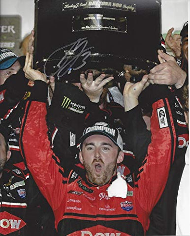 AUTOGRAPHED 2018 Austin Dillon #3 Dow Racing DAYTONA 500 RACE WINNER (Harley J. Early Trophy) Victory Lane Celebration Signed Collectible Picture 8X10 Inch NASCAR Glossy Photo with COA