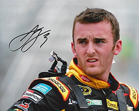AUTOGRAPHED 2015 Austin Dillon #3 Sprint Cup Series Wreck (Childress Racing) 8X10 Signed NASCAR Glossy Picture Photo with COA