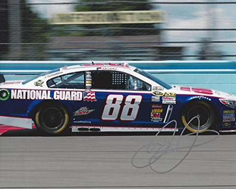 AUTOGRAPHED Dale Earnhardt Jr. #88 National Guard Team (On-Track Racing) Hendrick Motorsports Sprint Cup Series Signed Collectible Picture NASCAR 8X10 Inch Glossy Photo with COA