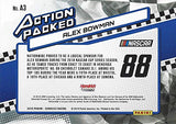 AUTOGRAPHED Alex Bowman 2019 Panini Donruss Racing ACTION PACKED (#88 Nationwide Team) Hendrick Motorsports Monster Cup Series Signed Collectible NASCAR Trading Card with COA