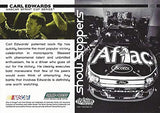 AUTOGRAPHED Carl Edwards 2011 Wheels Main Event Racing SHOW STOPPERS (#99 Aflac Team) Roush Fenway Ford Signed NASCAR Collectible Trading Card with COA
