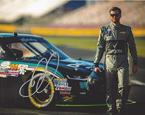 AUTOGRAPHED 2017 Dale Earnhardt Jr. #88 Degree Racing XFINITY SERIES CAR Pit Road Walk (JR Motorsports) Signed Collectible Picture 8X10 Inch NASCAR Glossy Photo with COA