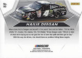 AUTOGRAPHED Hailie Deegan 2020 Panini Prizm Racing POWERTRAIN (#4 Monster Driver) ARCA Series Signed Collectible NASCAR Trading Card with COA