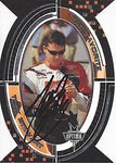 AUTOGRAPHED Tony Stewart 2002 Press Pass Optima Racing FAN FAVORITE (#20 Home Depot) Joe Gibbs Team Insert Diecut Signed NASCAR Collectible Trading Card with COA