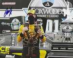 AUTOGRAPHED 2020 Brad Keselowski #4 Performance Alliance NEW HAMPSHIRE RACE WIN (Victory Lane Lobster) Team Penske NASCAR Cup Series Signed Picture 8X10 Inch Glossy Photo with COA