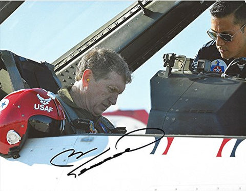 AUTOGRAPHED Bill Elliott #9 Dodge Racing UNITED STATES AIR FORCE (Fighter Jet Ride Along) USAF Hall of Famer Signed Collectible Picture NASCAR 9X11 Inch Glossy Photo with COA