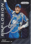 AUTOGRAPHED Dale Earnhardt Jr. 2018 Panini Prizm Racing EXPLOSION TALLADEGA WIN (#88 Nationwide Team) Hendrick Motorsports Signed NASCAR Collectible Trading Card with COA