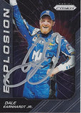 AUTOGRAPHED Dale Earnhardt Jr. 2018 Panini Prizm Racing EXPLOSION TALLADEGA WIN (#88 Nationwide Team) Hendrick Motorsports Signed NASCAR Collectible Trading Card with COA
