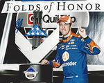 AUTOGRAPHED 2017 Brad Keselowski #2 Autotrader Racing ATLANTA WIN (Folds of Honor) Victory Lane Team Penske Signed Collectible Picture NASCAR 8X10 Inch Glossy Photo with COA