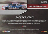 RICHARD PETTY 2016 Panini Torque Racing PAINTED TO PERFECTION INSERT (#43 STP Team) Green Flag Parallel Insert Collectible NASCAR Trading Card #16/25