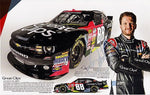 AUTOGRAPHED 2013 Dale Earnhardt Jr. #88 GREAT CLIPS RACING (Nationwide Series) 7X11 NASCAR Hero Card w/COA