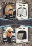 Amber Cope & Angela Cope 2012 Press Pass Total Memorabilia Racing TANDEM TREASURES (Race-Used Glove Patch Memorabilia) Nationwide Series Collectible NASCAR Trading Card #64/99