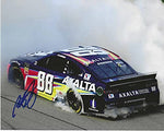 AUTOGRAPHED 2019 Alex Bowman #88 Axalta Racing CHICAGOLAND SPEEDWAY RACE WIN (Victory Burnout) Signed Collectible Picture NASCAR 8X10 Inch Glossy Photo with COA