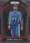 AUTOGRAPHED Bubba Wallace 2020 Panini Prizm Racing (#43 Richard Petty Motorsports) NASCAR Cup Series Signed Collectible NASCAR Trading Card with COA