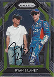 AUTOGRAPHED Ryan Blaney 2020 Panini Prizm Racing FATHER & SON (#12 Team Penske Driver) NASCAR Cup Series Signed Collectible Trading Card with COA