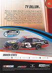 AUTOGRAPHED Ty Dillon 2015 Press Pass Racing Cup Chase Edition (#3 Bass Pro Shops) Rare Green Parallel Insert Signed NASCAR Collectible Trading Card with COA #07/10