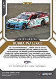 AUTOGRAPHED Bubba Wallace 2021 Panini Donruss Racing ELITE SERIES (#43 World Wide Technology Team) Richard Petty Motorsports Rare Insert Signed Collectible NASCAR Trading Card with COA