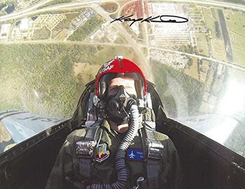 AUTOGRAPHED 2015 Kasey Kahne #5 Farmers Racing UNITED STATES AIR FORCE THUNDERBIRD JET (Daytona Beach, Florida) USAF Signed Picture NASCAR 9X11 Inch Glossy Photo with COA