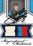 AUTOGRAPHED Austin Dillon 2013 Press Pass Fan Fare MAGNIFICENT MATERIALS (Dual Relic) Race-Used Cowboy Hat & Sheetmetal Memorabilia Insert Trading Card with COA (#07 of only 50 produced!)