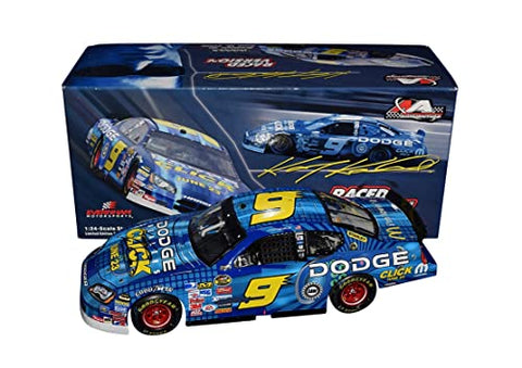 AUTOGRAPHED 2006 Kasey Kahne #9 Click Movie Car MICHIGAN WIN (Rare Raced Version) Evernham Motorsports Signed Action 1/24 Scale NASCAR Diecast with COA (#1633 of only 2,388 produced)