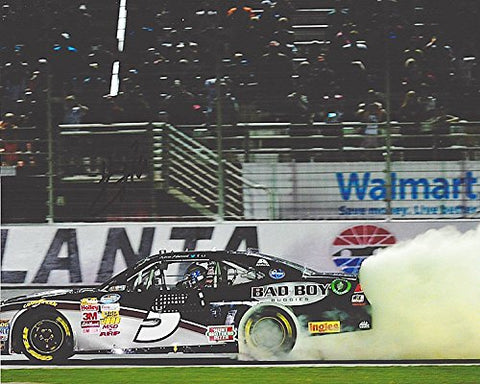 AUTOGRAPHED 2015 Kevin Harvick #5 Bad Boy Buggies Racing ATLANTA WIN BURNOUT (Xfinity Series) Signed 8X10 Picture NASCAR Glossy Photo with COA