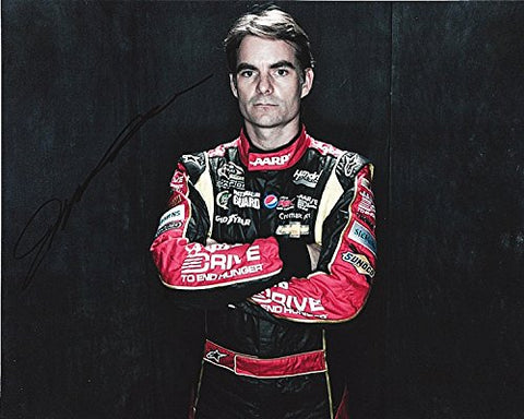 AUTOGRAPHED 2014 Jeff Gordon #24 AARP/Drive to End Hunger Racing (Hendrick) MEDIA DAY 8X10 SIGNED NASCAR Photo w/COA