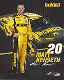 AUTOGRAPHED 2015 Matt Kenseth #20 DeWalt Toyota Team (Joe Gibbs Racing) Sprint Cup Series Signed Collectible Picture NASCAR 8X10 Inch Hero Card Photo with COA