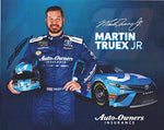 AUTOGRAPHED 2019 Martin Truex Jr. #19 Auto-Owners Insurance Toyota Camry (Joe Gibbs Racing) Monster Energy Cup Series Signed Collectible Picture 8X10 Inch NASCAR Hero Card Photo with COA