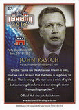 John Kasich 2016 Leaf Decision HAWAII INDUSTRY SUMMIT Extremely Rare Insert Presidential Politics Collectible Promo Trading Card