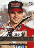 AUTOGRAPHED Jeff Gordon 1995 Pinnacle Action Packed Racing SETTLE IN (#24 DuPont Rainbow Race Win Trophy) Hendrick Motorsports Vintage Signed NASCAR Collectible Trading Card with COA