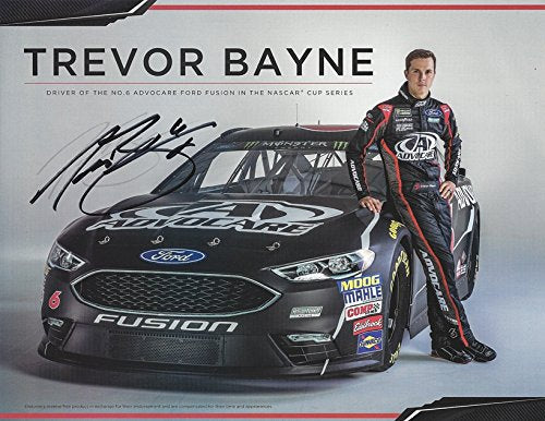 AUTOGRAPHED 2018 Trevor Bayne #6 Advocare Ford Fusion Team (Roush Fenway  Racing) Monster Energy Cup Series Picture 9X11 Inch Signed NASCAR  Collectible