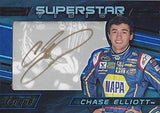 AUTOGRAPHED Chase Elliott 2016 Panini Torque Racing SUPERSTAR VISION (#24 NAPA Auto Parts) Hendrick Motorsports Insert Signed Collectible NASCAR Trading Card with COA and Toploader