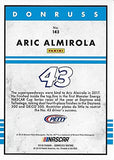 AUTOGRAPHED Aric Almirola 2018 Panini Donruss Racing (#43 Smithfield Team) Richard Petty Motorsports Insert Signed NASCAR Collectible Trading Card with COA #28/49