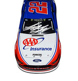 AUTOGRAPHED 2019 Joey Logano #22 AAA Insurance Racing (Team Penske) Monster Energy Cup Series Signed Lionel 1/24 Scale NASCAR Diecast Car with COA (#191 of only 469 produced)