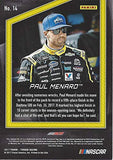 AUTOGRAPHED Paul Menard 2017 Panini Torque Racing (Childress Chevrolet Team) Monster Energy Cup Series Signed NASCAR Collectible Trading Card with COA