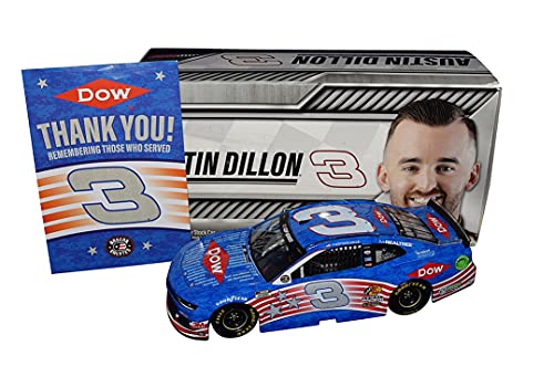 2020 LIONEL RACING AUSTIN DILLON #3 DOW SALUTE TO VETERANS 1/24 DIECAST 1 shops of 504