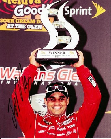 AUTOGRAPHED 2010 Juan Pablo Montoya #42 Target Racing (Ganassi) WATKINS GLEN WINNER (#42 Target) Signed NASCAR 8X10 Glossy Photo with COA
