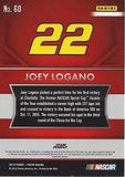 AUTOGRAPHED Joey Logano 2016 Panini Prizm Racing (#22 Shell Pennzoil Car) Team Penske Sprint Cup Series Signed NASCAR Collectible Trading Card with COA