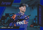 AUTOGRAPHED Denny Hamlin 2017 Panini Torque Racing TRACKSIDE (#11 FedEx Team) Monster Cup Series Insert Signed Collectible NASCAR Trading Card with COA #83/99