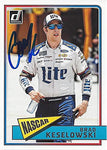 AUTOGRAPHED Brad Keselowski 2019 Panini Donruss Racing (#2 Miller Lite) Team Penske Monster Cup Series Signed Collectible NASCAR Trading Card with COA