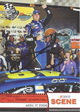 AUTOGRAPHED Jimmie Johnson 2009 Press Pass Racing NASCAR SCENE (Phoenix Win Victory Lane) #48 Lowes Hendrick Motorsports Signed NASCAR Collectible Trading Card with COA
