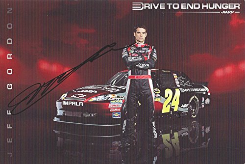 AUTOGRAPHED 2012 Jeff Gordon 24 AARP Drive to End Hunger Racing