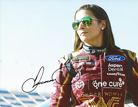 AUTOGRAPHED 2017 Danica Patrick #10 Kansas Speedway WONDER WOMAN MOVIE (Monster Energy Cup Series) Pre-Race FINAL SEASON Signed Collectible Picture NASCAR 9X11 Inch Glossy Photo with COA